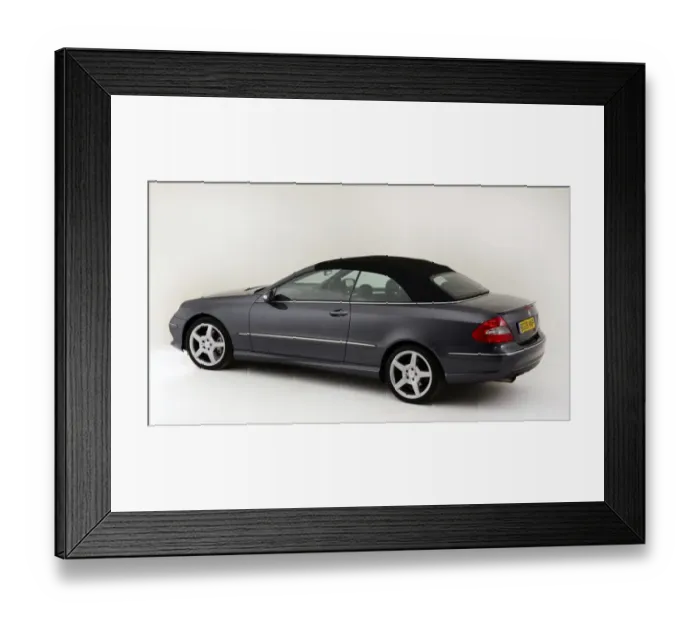 Framed Print : 2009 Mercedes Benz CLK Cabriolet Framed Print : 2009 Mercedes Benz CLK Cabriolet