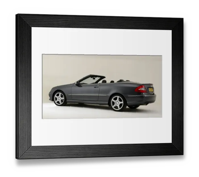 Framed Print : 2009 Mercedes Benz CLK Cabriolet Framed Print : 2009 Mercedes Benz CLK Cabriolet