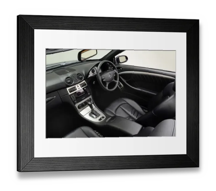 Framed Print : 2009 Mercedes Benz CLK Cabriolet Framed Print : 2009 Mercedes Benz CLK Cabriolet