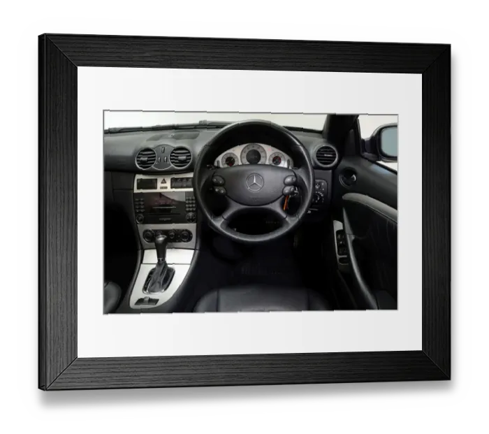 Framed Print : 2009 Mercedes Benz CLK Cabriolet Framed Print : 2009 Mercedes Benz CLK Cabriolet