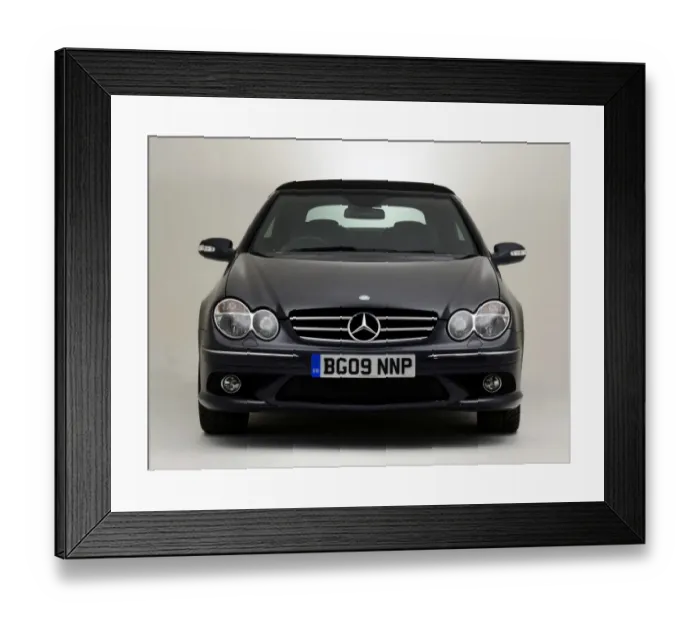 Framed Print : 2009 Mercedes Benz CLK Cabriolet Framed Print : 2009 Mercedes Benz CLK Cabriolet