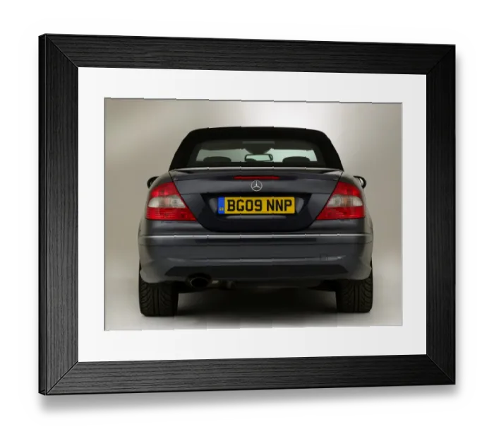 Framed Print : 2009 Mercedes Benz CLK Cabriolet Framed Print : 2009 Mercedes Benz CLK Cabriolet