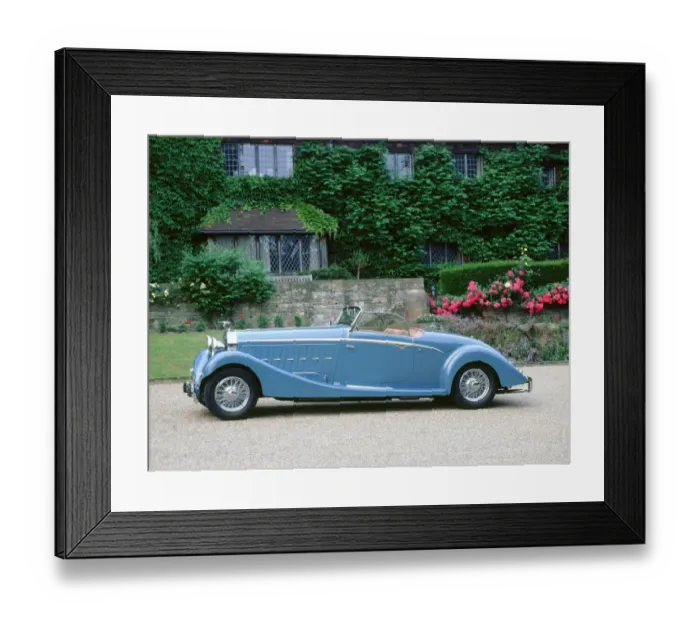 Framed Print : 1934 hispano Suiza type 68 V12