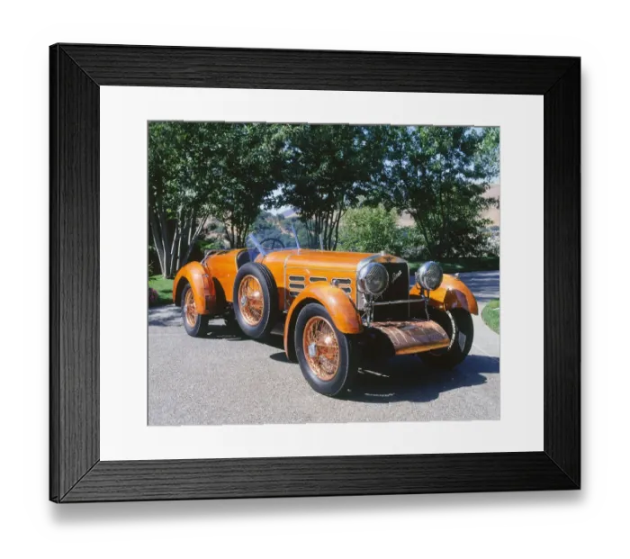 Framed Print : Hispano Suiza Tulip Wood H6C 1924 Framed Print : Hispano Suiza Tulip Wood H6C 1924