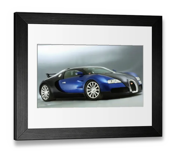 Framed Print : 2003 Bugatti Veyron Framed Print : 2003 Bugatti Veyron