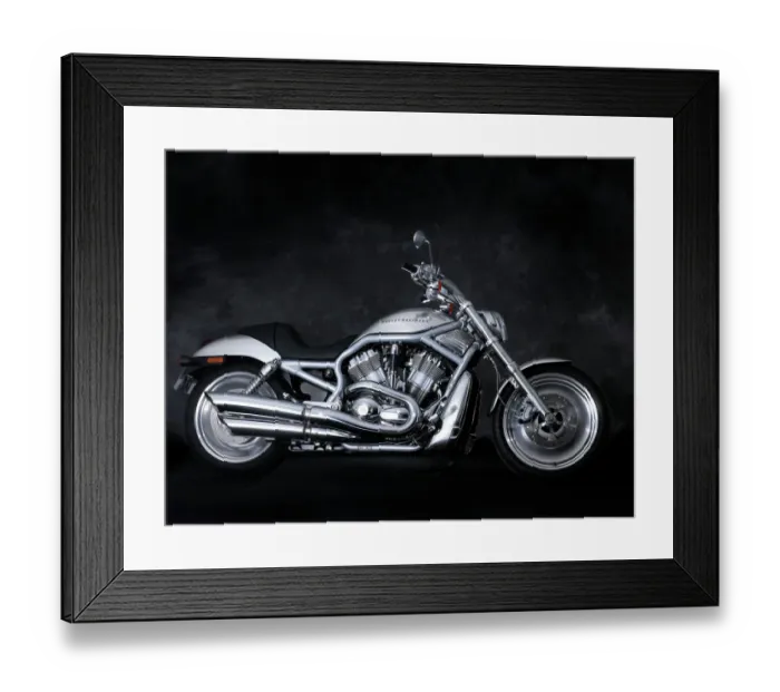 Framed Print : 2002 Harley Davidson V Rod