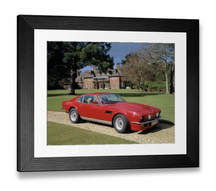 Framed Print : 1985 Aston Martin Vantage