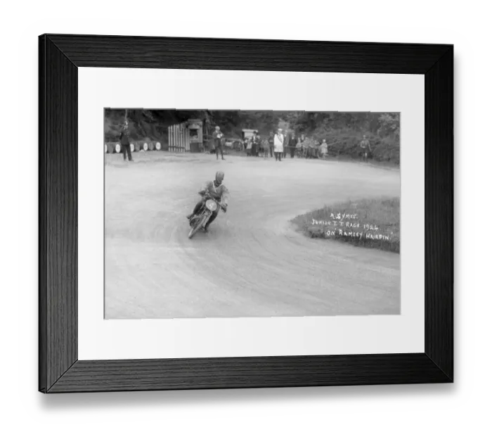 Framed Print : Beardmore Precision, A. Symes IOM Junior TT 1924 Framed Print : Beardmore Precision, A. Symes IOM Junior TT 1924