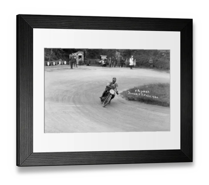 Framed Print : Beardmore Precision, F. Reynard IOM Junior TT 1924 Framed Print : Beardmore Precision, F. Reynard IOM Junior TT 1924