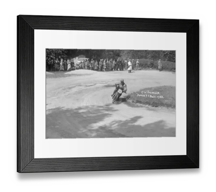 Framed Print : Beardmore Precision, G. W. Shepherd IOM Junior TT 1923 Framed Print : Beardmore Precision, G. W. Shepherd IOM Junior TT 1923