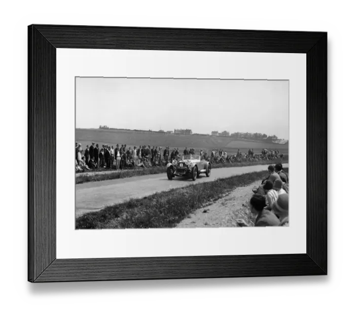 Framed Print : 1929 Mercedes Benzs at 1930 Brighton Rally, Earl Howe