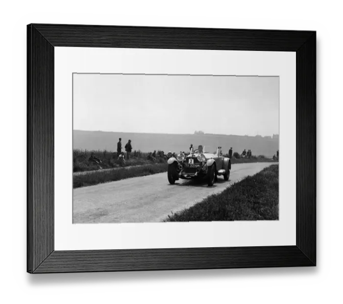 Framed Print : 1929 Mercedes Benzs at 1930 Brighton Rally, Earl Howe Framed Print : 1929 Mercedes Benzs at 1930 Brighton Rally, Earl Howe