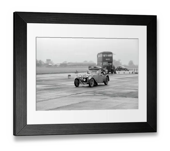 Framed Print : 1949 HRG at Rac Rally 1954 driver Dr Osborn