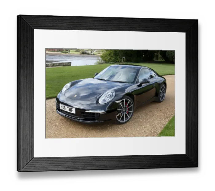 Framed Print : E01167 Porsche 911 Carreras 2011 Framed Print : E01167 Porsche 911 Carreras 2011