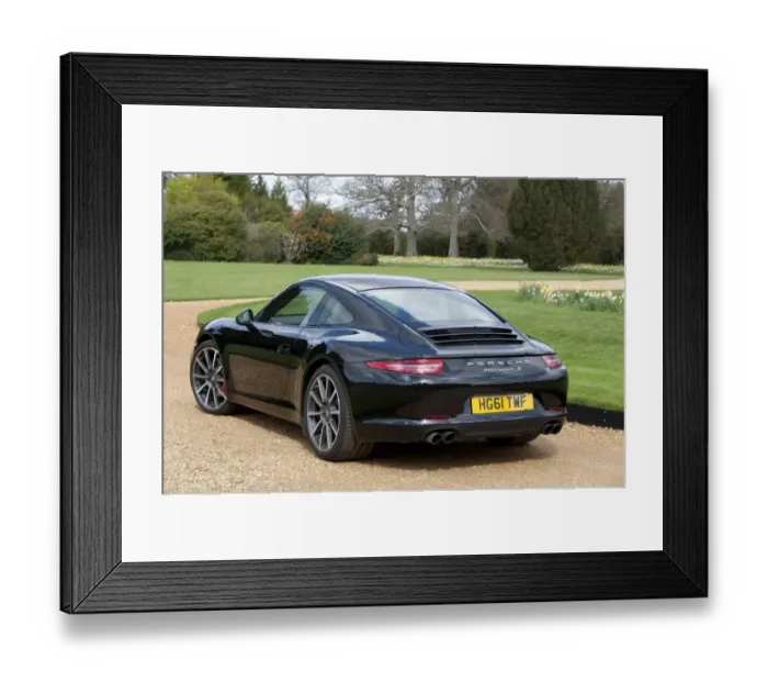 Framed Print : E01167 Porsche 911 Carreras 2011 Framed Print : E01167 Porsche 911 Carreras 2011