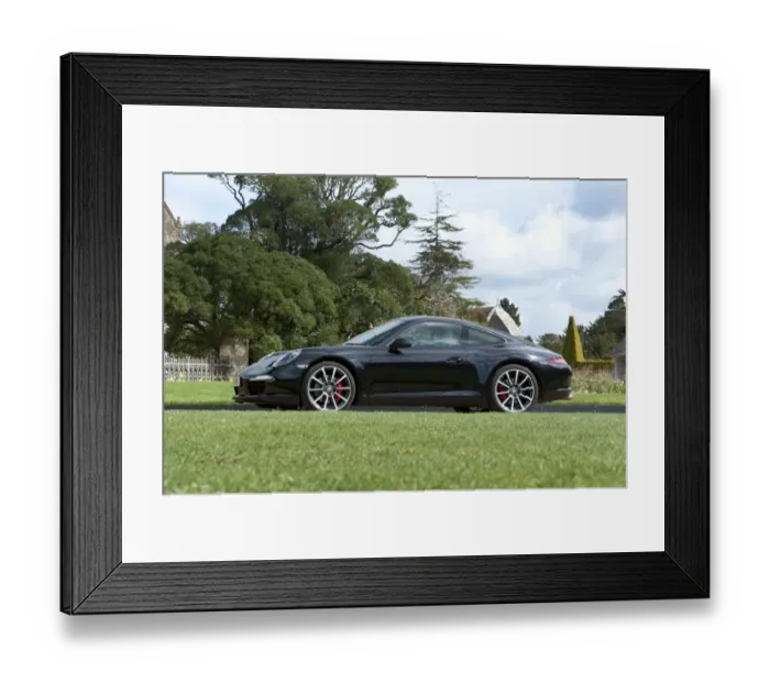 Framed Print : E01167 Porsche 911 Carreras 2011