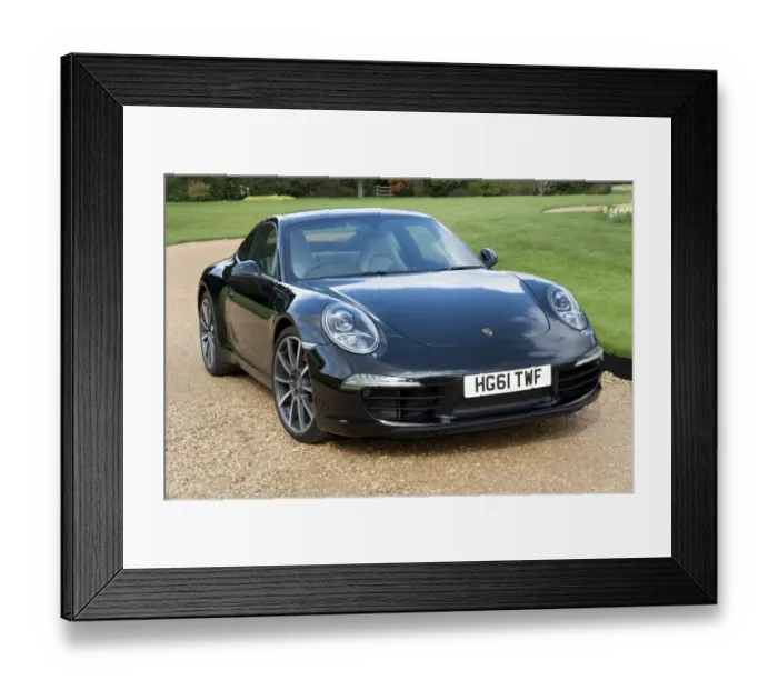 Framed Print : E01167 Porsche 911 Carreras 2011 Framed Print : E01167 Porsche 911 Carreras 2011