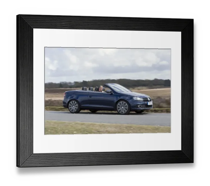Framed Print : E01171 Volkswagen Eos 2011 Framed Print : E01171 Volkswagen Eos 2011