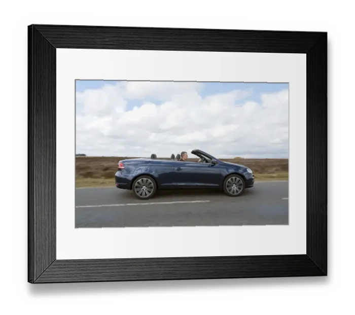 Framed Print : E01171 Volkswagen Eos 2011 Framed Print : E01171 Volkswagen Eos 2011