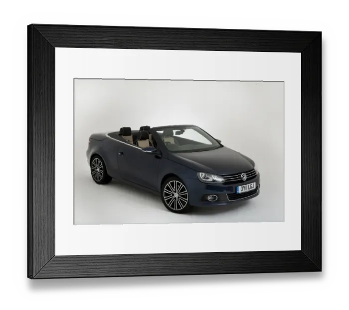 Framed Print : E01171 Volkswagen Eos 2011 Framed Print : E01171 Volkswagen Eos 2011