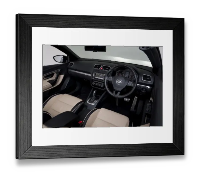 Framed Print : E01171 Volkswagen Eos 2011 Framed Print : E01171 Volkswagen Eos 2011