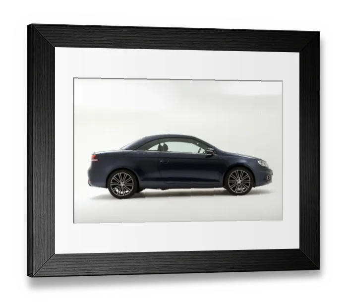 Framed Print : E01171 Volkswagen Eos 2011 Framed Print : E01171 Volkswagen Eos 2011