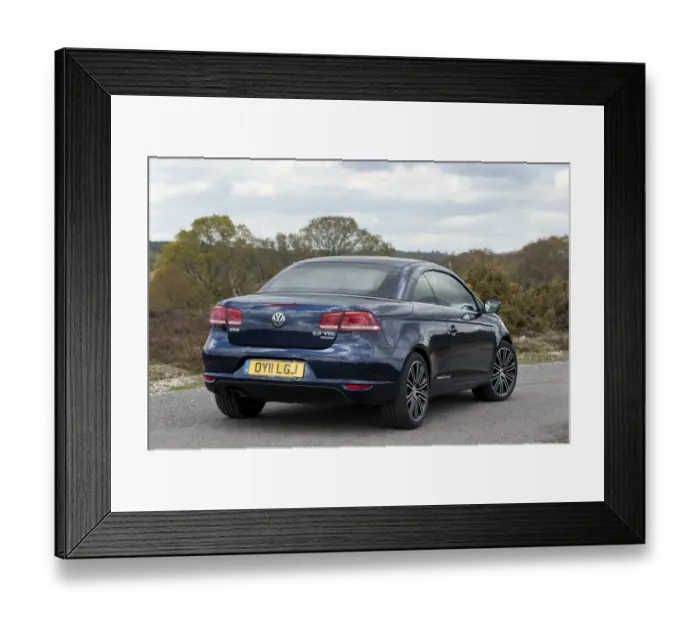 Framed Print : E01171 Volkswagen Eos 2011 Framed Print : E01171 Volkswagen Eos 2011