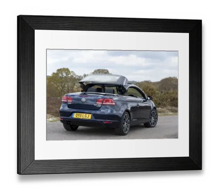 Framed Print : E01171 Volkswagen Eos 2011 Framed Print : E01171 Volkswagen Eos 2011