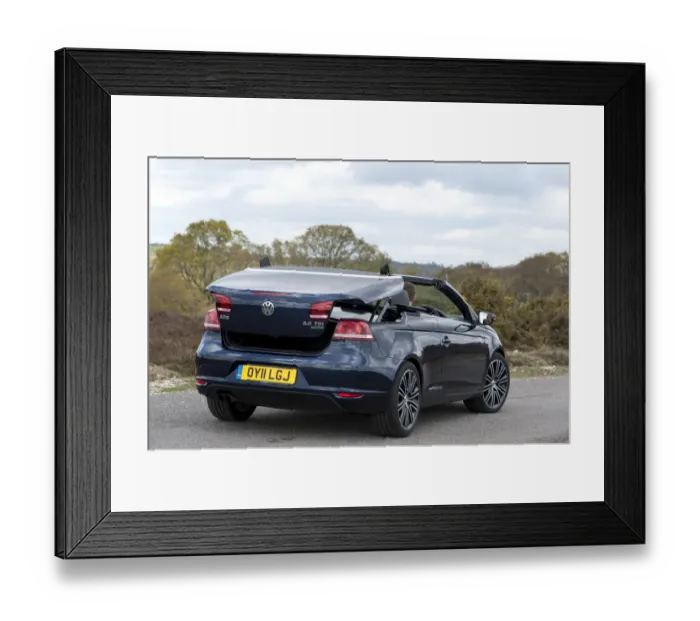 Framed Print : E01171 Volkswagen Eos 2011 Framed Print : E01171 Volkswagen Eos 2011