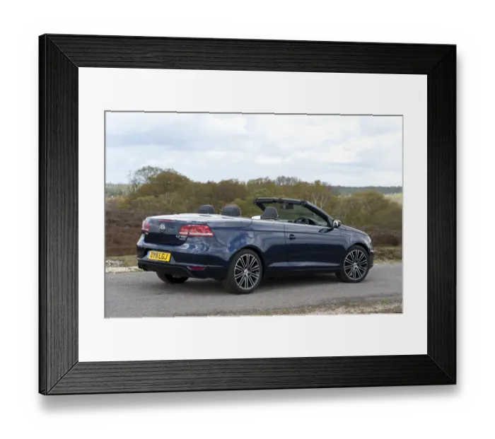 Framed Print : E01171 Volkswagen Eos 2011