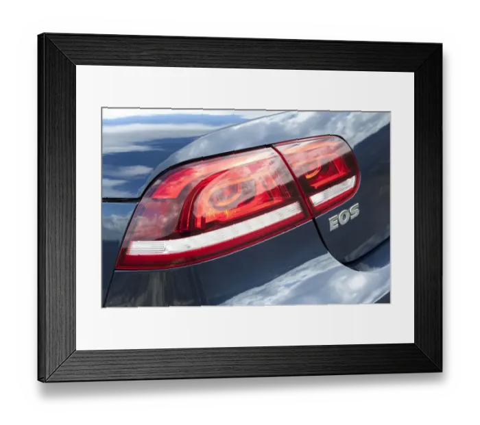 Framed Print : E01171 Volkswagen Eos 2011 Framed Print : E01171 Volkswagen Eos 2011