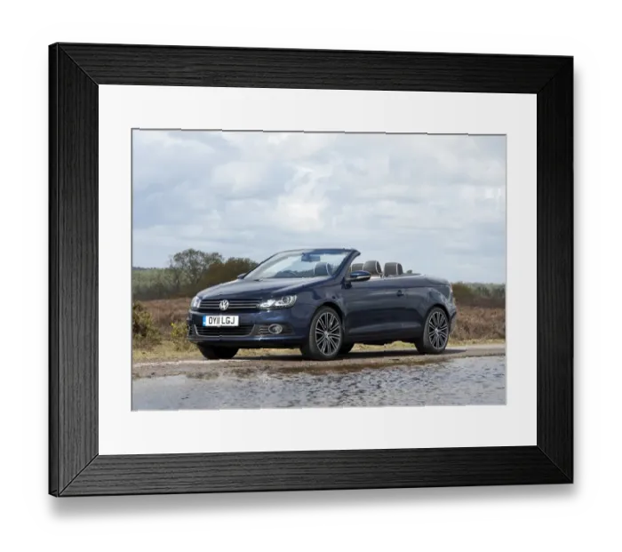 Framed Print : E01171 Volkswagen Eos 2011 Framed Print : E01171 Volkswagen Eos 2011