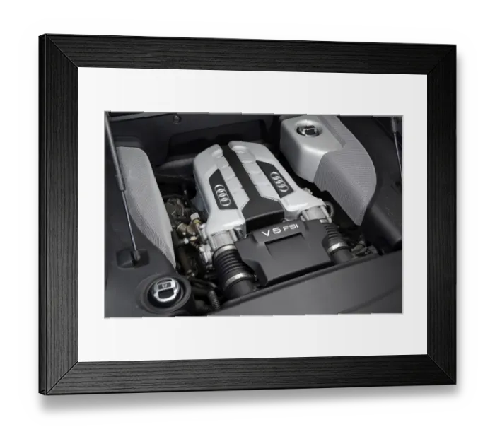 Framed Print : 2008 Audi R8 Framed Print : 2008 Audi R8