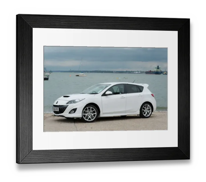 Framed Print : E01174 Mazda 3MPS