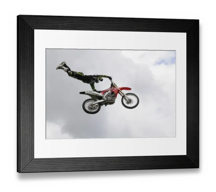 Framed Print : E01175 Freestyle Moto Cross Framed Print : E01175 Freestyle Moto Cross