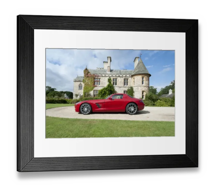 Framed Print : E01180 Mercedes Benz AMG SLS 6. 3 2011 Framed Print : E01180 Mercedes Benz AMG SLS 6. 3 2011
