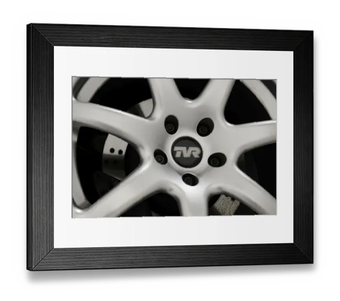 Framed Print : TVR Cerbera wheel 1997 Framed Print : TVR Cerbera wheel 1997