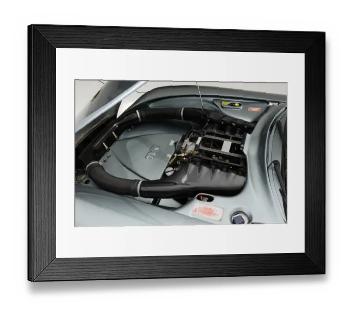 Framed Print : TVR Cerbera engine 1997