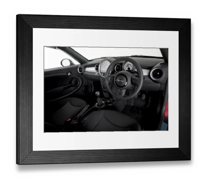 Framed Print : Mini Coupe Cooper 2012 Framed Print : Mini Coupe Cooper 2012