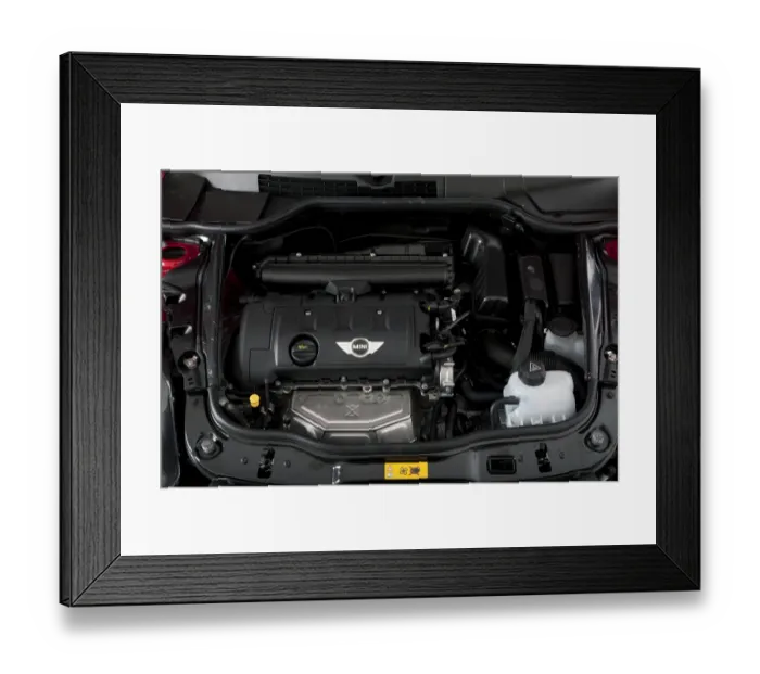 Framed Print : Mini Coupe Cooper 2012