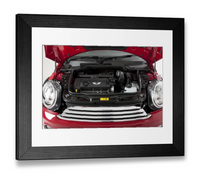 Framed Print : Mini Coupe Cooper 2012 Framed Print : Mini Coupe Cooper 2012