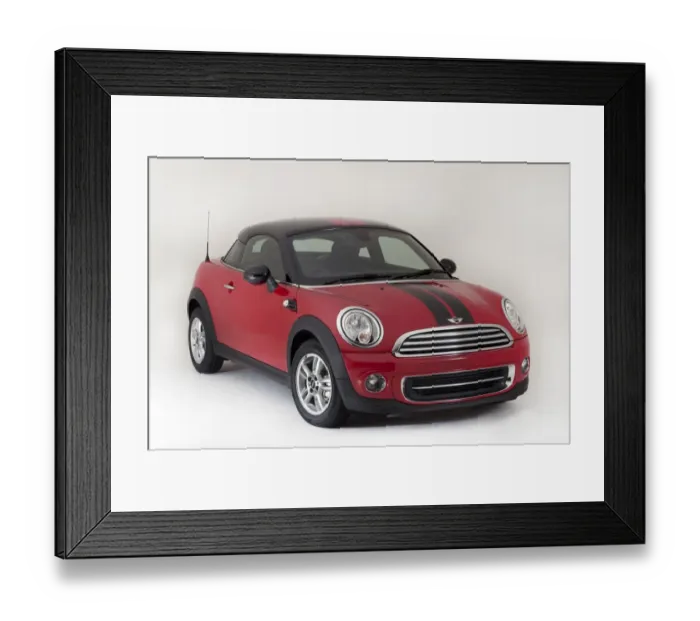 Framed Print : Mini Coupe Cooper 2012 Framed Print : Mini Coupe Cooper 2012
