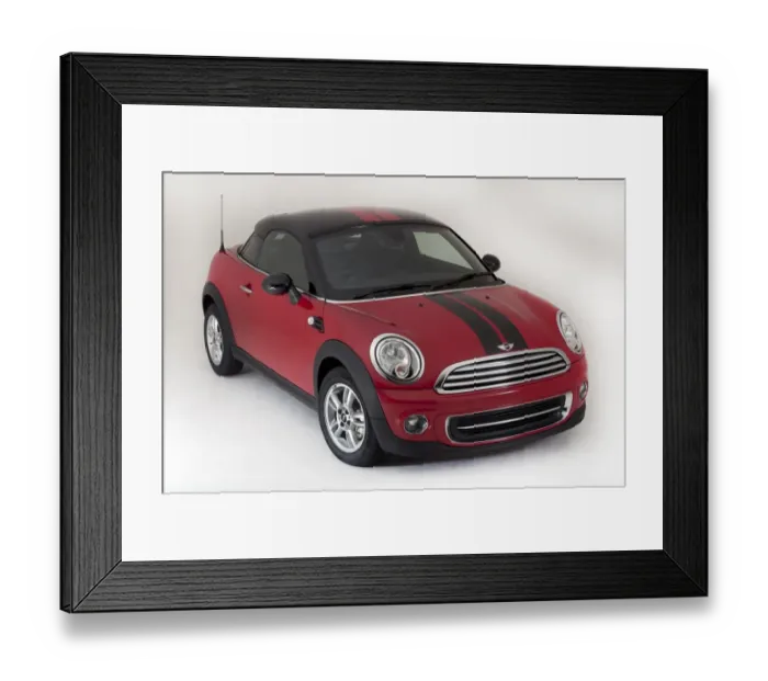 Framed Print : Mini Coupe Cooper 2012 Framed Print : Mini Coupe Cooper 2012