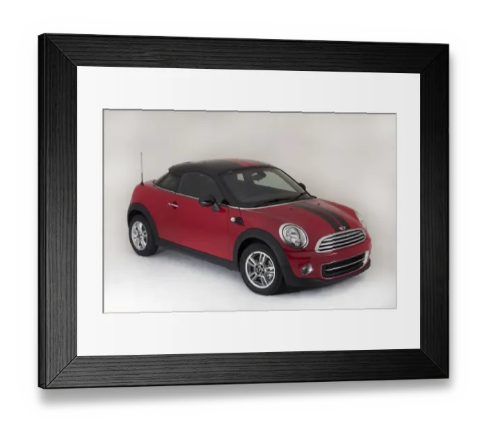 Framed Print : Mini Coupe Cooper 2012