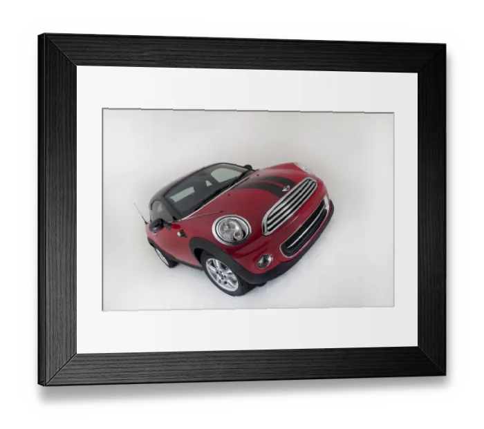 Framed Print : Mini Coupe Cooper 2012