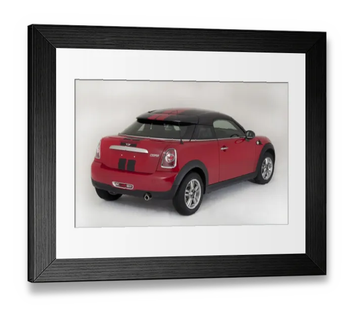 Framed Print : Mini Coupe Cooper 2012