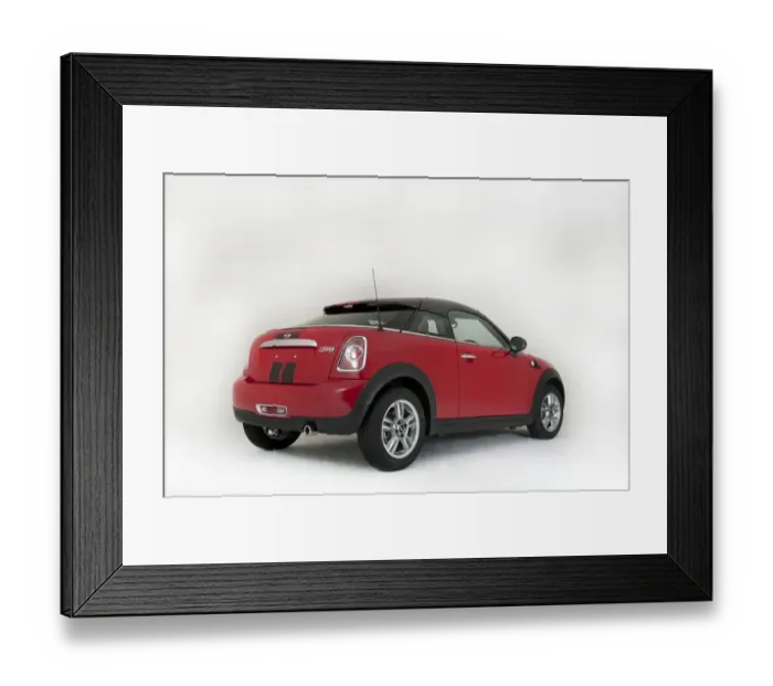 Framed Print : Mini Coupe Cooper 2012 Framed Print : Mini Coupe Cooper 2012