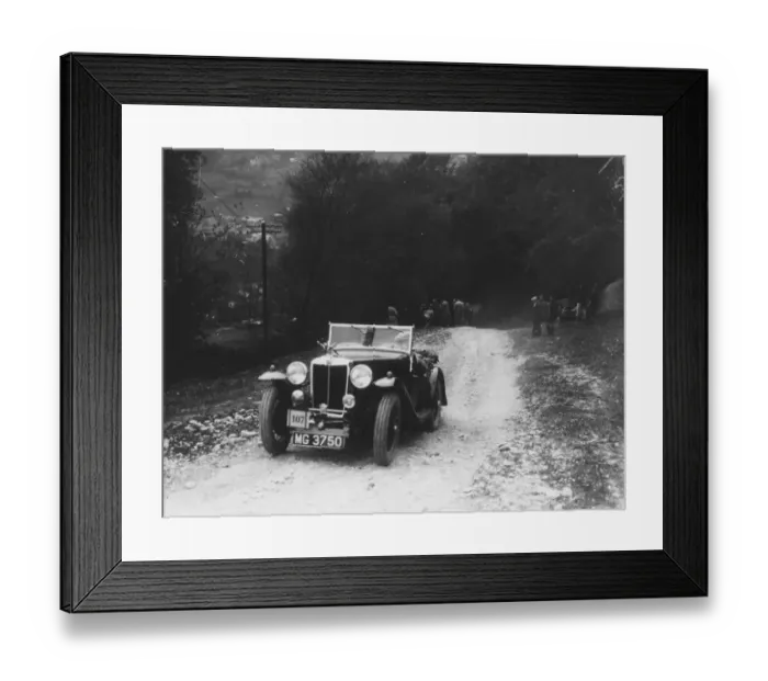 Framed Print : 1934 MG Magnette Nailsworth Ladder Framed Print : 1934 MG Magnette Nailsworth Ladder
