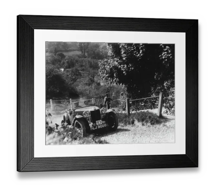 Framed Print : BRU 801 1933 MG K1 Ibberton Hill Climb Framed Print : BRU 801 1933 MG K1 Ibberton Hill Climb
