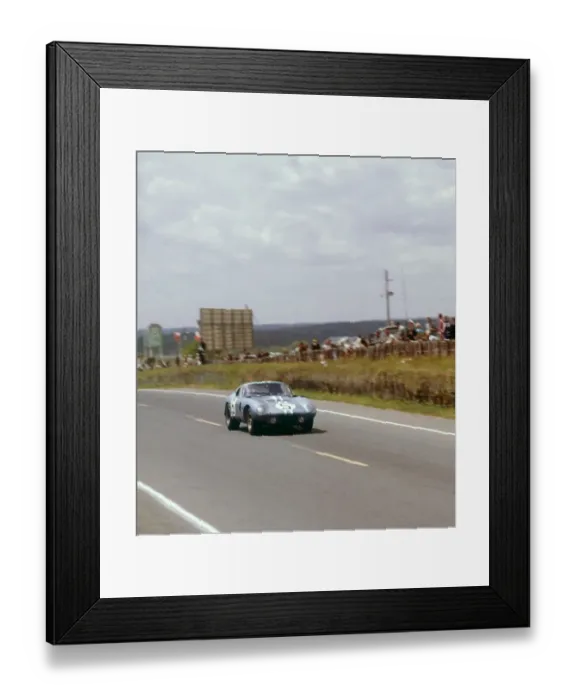 Framed Print : Gurney  /  Bondurant in Cobra Ford Daytona 1964 Le Mans